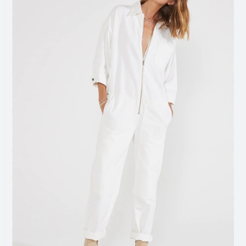 White jumpsuit